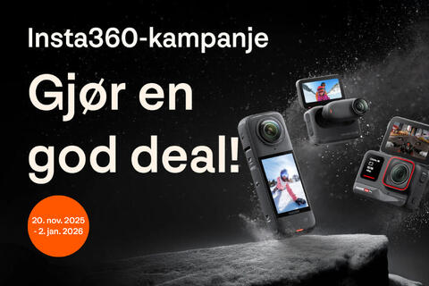 Insta360 Black Week-tilbud